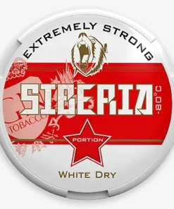 Official Siberia Snus -80 Extremely strong White Dry 16G