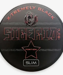 Official Siberia Snus -80 Xtremely Black Slim Portion